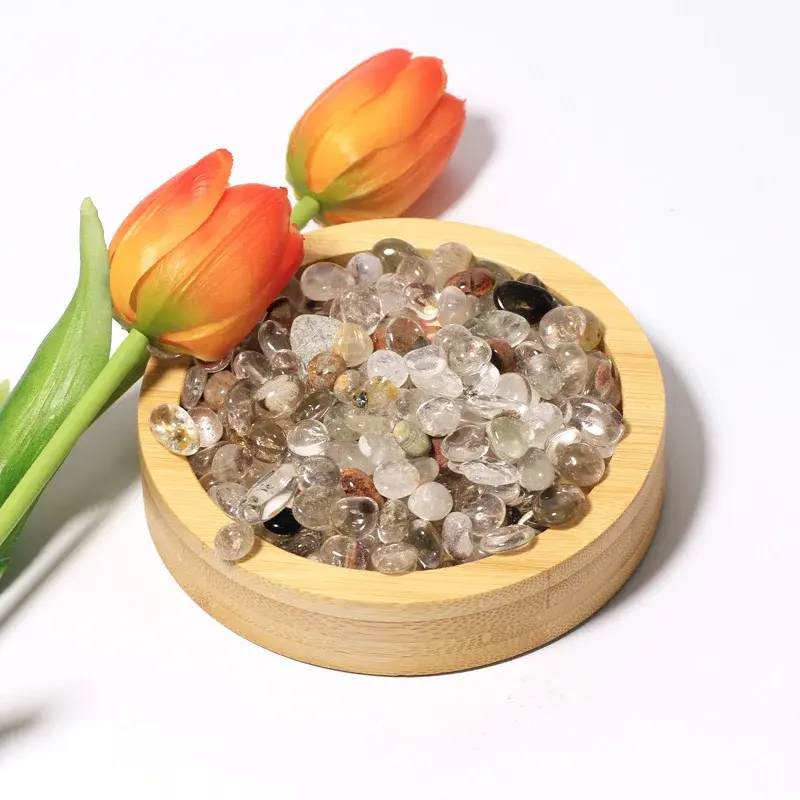 DIY Wholesale Natural Phantom Chips Healing Stone Gems Chips Gravels Crystal Chips For Fengshui Decoration