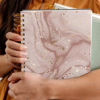 Cahier B5 spirale en gros personnalisé avec camarade de classe rose B5 cahiers en vrac Journal épais cahier pas cher