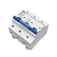 RAIL DIN TOMZN 3P AC MCB TOB1-125 400V ~ 50/60Hz Disjoncteur 80/100/125A Commutateur de déconnexion à courant élevé 10kA PA66 triphasé