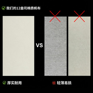 Canvas Storage Bag With Metal Ring Zipper Closure White And Black Horizontal Square Shape For Everyday Use - Product Image 5