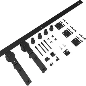 Zuverlässige Qualität Bi-Folding Scheunentor Hardware Track Kit Hochleistungs-Top-Schiebe bügel Scharnier tür für Schrank Schrank