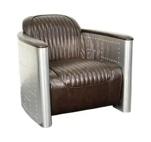 Aviator kursi industri retro, kursi loteng gaya ruang tamu sofa dengan fungsi dasar putar