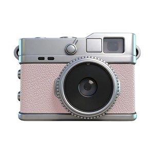 <b>Mini</b> Retro <b>Camera</b> 1080P Video Recorder Compact Keychain Style with Leather Finish and Chain Strap - Product Image 6