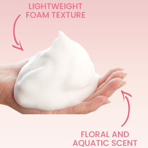 4 in 1 acido salicilico organico acido ialuronico Ceramide Nicotinamide Mousse detergente Anti-Acne sollievo schiarente Anti-invecchiamento - Product Image 3