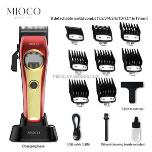 MIOCO M9650 Motor magnético recargable eléctrico cortadora de pelo USB carga rápida DLC hoja de corte interruptor de botón 9000-9500rpm - Product Image 5