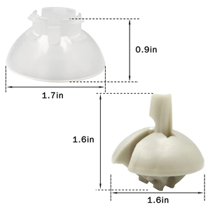 Kit de Varillas de Suspensión para <span class=keywords><strong>Lavadora</strong></span> Eléctrica (Material de Goma) Compatible con Lavadoras <span class=keywords><strong>Whirlpool</strong></span> Maytag - Product Image 3