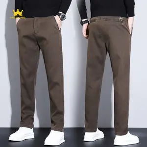 Customized modern stylish men's chino pants  the unique shape design embellishes the figure