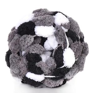 Kit de Materiales para Tejer DIY al por Mayor, Hilo para Cojines Hechos a Mano, Manta con Pompones, Bola Gruesa Teñida, Alfombra con Patrón - Product Image 5