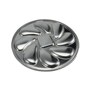 <span class=keywords><strong>Plateau</strong></span> de service pour buffet de fruits de mer en acier inoxydable <span class=keywords><strong>à</strong></span> 8 fentes Accessoires de cuisine Plat <span class=keywords><strong>à</strong></span> <span class=keywords><strong>huîtres</strong></span> - Product Image 5