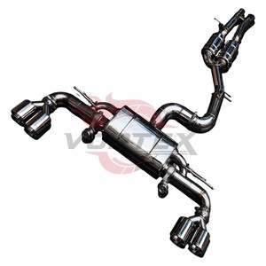 Échappement arrière à soupapes Vortex en acier inoxydable 304 pour Audi TT RS 8J 2.5T 2009-2014, télécommande, son cinq cylindres - Product Image 3