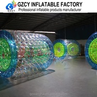 Balle aquatique gonflable populaire pour divertissement, en PVC, pour sports nautiques commerciaux, utilisation intérieure/extérieure
