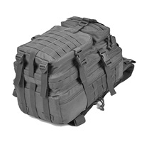 Sac à dos tactique Molle de haute qualité, imperméable, avec fermeture éclair, doublure en nylon, personnalisable, 9-60L, pour hommes