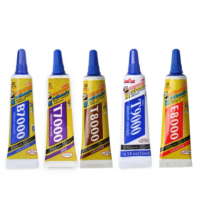 15ML Mechanic B7000 T7000 E8000 Repair Adhesive Glue for Mobile Phone Back Cover Glass Screen Frame Diamond Jewelry DIY Glue
