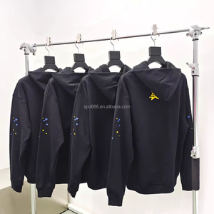 <span class=keywords><strong>Felpa</strong></span> da <span class=keywords><strong>uomo</strong></span> geometrica con stampa a sbuffo rosa <span class=keywords><strong>nera</strong></span> stile gotico 100% <span class=keywords><strong>felpa</strong></span> Pullover in cotone pesante - Product Image 1