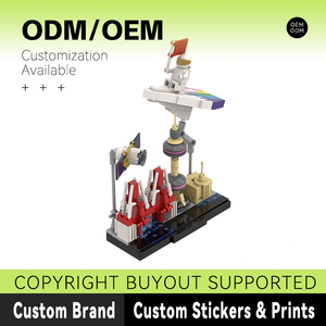 CAYI aeroespacial personalizado bloques de construcción de juguete nave espacial aviación OEM y ODM astronauta creativo aeroespacial modelo ladrillos Juguetes - Product Image 5