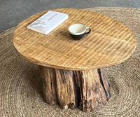 AJJ-Q303 Nouvelle table basse chinoise antique de luxe en bois massif extensible et convertible, stable et facile à nettoyer, pour salon et maison