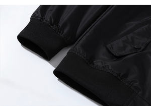 2025 chaqueta <span class=keywords><strong>de</strong></span> bombardero <span class=keywords><strong>de</strong></span> piloto <span class=keywords><strong>para</strong></span> hombres abrigo <span class=keywords><strong>de</strong></span> lona fina soporte sólido Otoño Invierno a prueba <span class=keywords><strong>de</strong></span> viento <span class=keywords><strong>traje</strong></span> <span class=keywords><strong>de</strong></span> béisbol Casual - Product Image 5