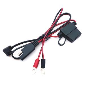 Câble d'alimentation de faisceau de câbles de charge de batterie haute tension d'usine avec porte-fusible et pince crocodile pour <span class=keywords><strong>voiture</strong></span> électrique - Product Image 4