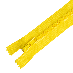 Fermeture éclair de qualité supérieure couramment utilisée 5 #   Fermetures éclair en plastique jaunes <span class=keywords><strong>Vislon</strong></span> à extrémité fermée - Product Image 4