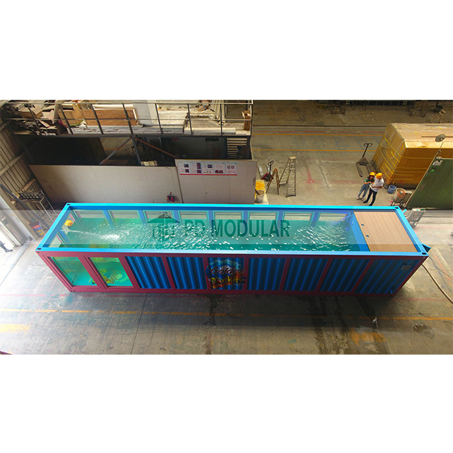 Prefab Modular New Design Shipping Container Smart Pool Playground