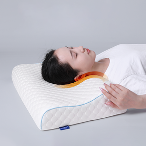 <span class=keywords><strong>Almohada</strong></span> de Espuma Viscoelástica Cervical Ortopédica Ergonómica de Contorno de Fábrica Personalizada para Dormir Cómodamente - Product Image 6