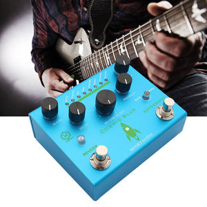 Mosky Cosmic Blue riverbero/booster/buffer pedale-8 modalità di riverbero con True Bypass, Studio/chitarra dal vivo/potenziatore della catena del segnale basso - Product Image 4