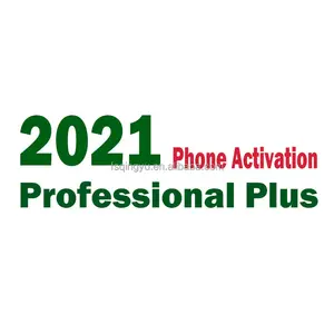 Chave de ativação do telefone 2021 Pro Plus Key 2021 Profissional Plus Chave Digital ativa por telefone enviada pela página de bate-papo Ali