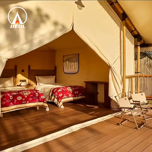 Carpa de Camping Safari de PVC de Lujo para Todas las Estaciones, Impermeable, para Glamping Familiar, Precio de Fábrica, Tamaño Personalizado - Product Image 5