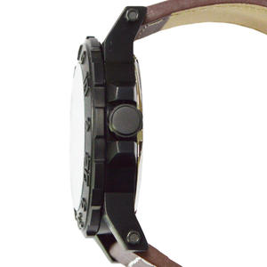 鍛造カーボンダイヤルウォッチを備えた新しい高品質のブルーレザーステンレススチールケース機械式自動時計 - Product Image 3