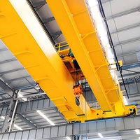 Prix usine Pont roulant à double poutre avec chariot de fin de portée pour palan électrique, 5, 10, 15 tonnes, portance 20,5 m, hauteur 12 m