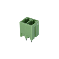 Conector Dinkle ECH350V-02P 2EHDR-02P-BK TERM BLK 2POS 3.50MM HDR Verde