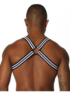 Harnais de corps supérieur pour <span class=keywords><strong>homme</strong></span>, design de luxe, en polyester et élasthanne de haute qualité, avec sangle élastique, style crop, <span class=keywords><strong>sexy</strong></span>, autoportant - Product Image 2