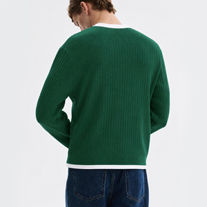 Maglione Invernale da <span class=keywords><strong>Uomo</strong></span> JMSWEATER con Logo Personalizzato, Pullover <span class=keywords><strong>a</strong></span> Maniche Lunghe, <span class=keywords><strong>Maglia</strong></span> Jacquard con Lettere, Maglione <span class=keywords><strong>a</strong></span> <span class=keywords><strong>Costine</strong></span> Lavorato <span class=keywords><strong>a</strong></span> <span class=keywords><strong>Maglia</strong></span> per <span class=keywords><strong>Uomo</strong></span> - Product Image 5