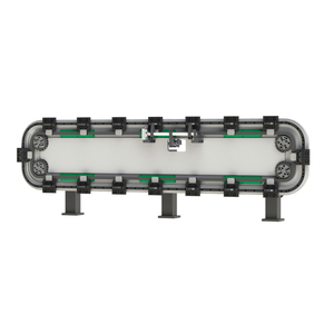 Línea de montaje circular Línea de montaje de monorriel vertical de precisión personalizada Línea de transporte de riel de arco de montaje de teléfonos móviles - Product Image 1