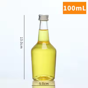 Bán Buôn 50Ml Mini Rượu Chai Thủy Tinh Rỗng Vodka Whiskey Tinh Thần Chai Rượu Vang Với Vít <span class=keywords><strong>Cap</strong></span> Biểu Tượng Tùy Chỉnh OEM Nhà Cung Cấp - Product Image 4