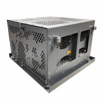 Chasis de equipo de potencia informática de grado industrial | Caja de gabinete de metal de alta refrigeración | Bahía multi-HDD personalizable