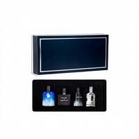 Set de Regalo de 4 Perfumes Transparentes de 30ml para Hombre, Fragancia Floral de Larga Duración, Cuidado Diario
