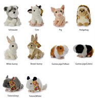 Peluche d'alpaga lestée personnalisée en vrac, douce et mignonne, pour le chauffage au micro-ondes, apaisante émotionnellement