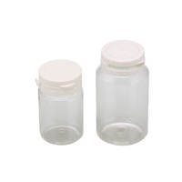Spécifications multiples Bouteille de supplément PET Bouteille de capsule de médicament en plastique vide avec couvercle