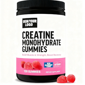 Integratori di Creatina Monoidrato in Gommose con Etichetta Personalizzata, Pre-Allenamento, Nutrizione Sportiva per Adulti, Supporto all'Equilibrio Elettrolitico <span class=keywords><strong>4</strong></span> - Product Image 1