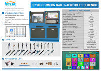 Máquina de calibración de prueba de motor automático CR309 herramienta de diagnóstico de vehículo de banco de prueba de codificación de inyector de riel común electrónico