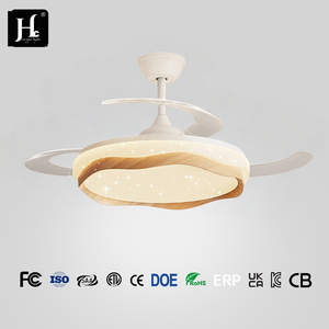 Ventilateur de plafond minimaliste avec lampe pour salle à manger, chambre à coucher, simple et intelligent, montage au plafond, usage domestique - Product Image 3