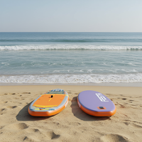 Planche de paddle gonflable 10,6 pieds de large, SUP stable pour le yoga, la pêche, le surf, tous niveaux, accessoires complets, eaux océaniques