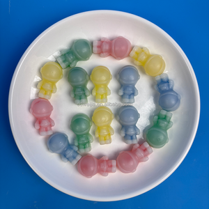 ลูกอมไซรัปผลไม้รวมรสชาติต่างๆ แบบขายส่งจาก <span class=keywords><strong>TikTok</strong></span> ลูกอมขี้ผึ้งลายการ์ตูนนักบินอวกาศ กรุบกรอบ สีจากธรรมชาติแท้ - Product Image 5