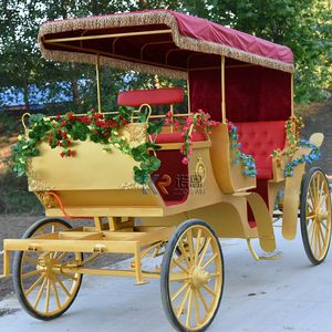 Calèche électrique de style européen en acier de haute qualité pour mariages, capacité 4-6 personnes - Product Image 4