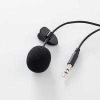 Microphone à revers à pince de 3.5mm Mini collier Microphone Lavalier pour enregistrement PC et téléphone intelligent pour l'enseignement et la présentation