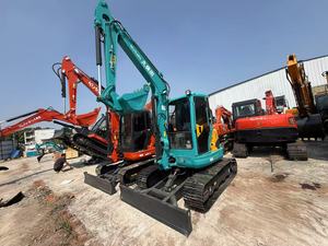 Mini-pelleteuse Kubota KX155 d'occasion de classe 5 tonnes adaptée aux opérations nord-américaines U40 U48 U55 KX135 KX163 KX165 KX183 KX185 - Product Image 2