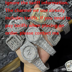 <span class=keywords><strong>Orologi</strong></span> di Lusso con Diamanti Moissanite, Superano il Test del Diamante, <span class=keywords><strong>Orologi</strong></span> Automatici con Brillanti Incastonati per <span class=keywords><strong>Uomo</strong></span> - Product Image 6