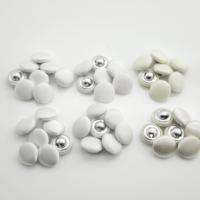 Botones Decorativos con Base de Tela Satén al por Mayor, Botones con Vástago para Fabricantes de Prendas, Vestidos de Novia, Blusas y Camisas