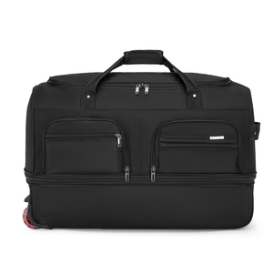 Travel Luggage Waterproof Foldable <strong>Trolley</strong> with Spinner Caster and Tote Handbag Backpack for Easy Mobility - Product Image 2